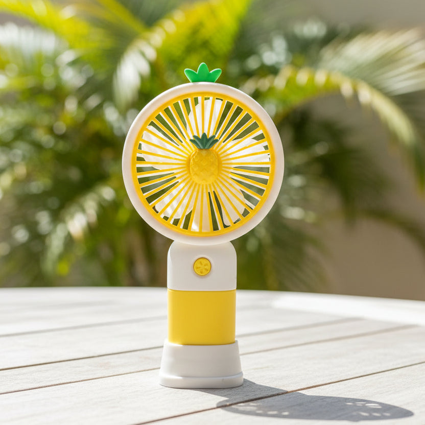 Portable charging fan